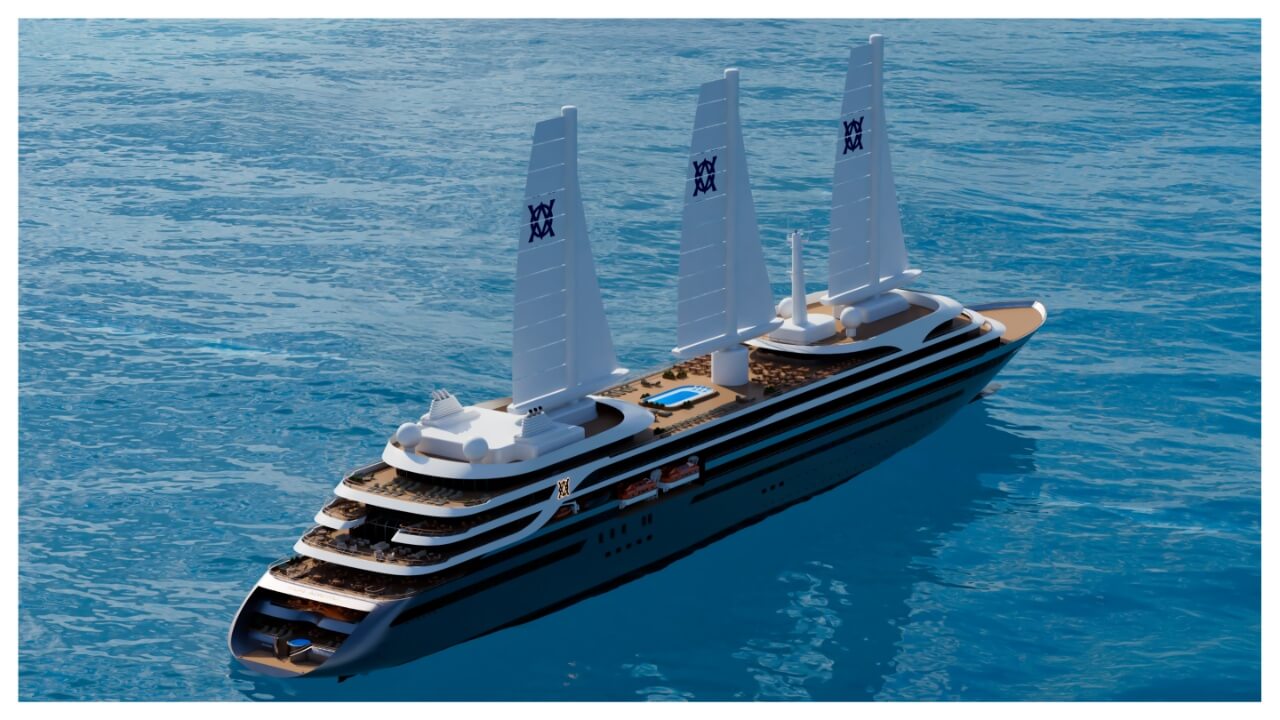 Atlas Ocean Voyages unveils ice-class expedition sailing yacht