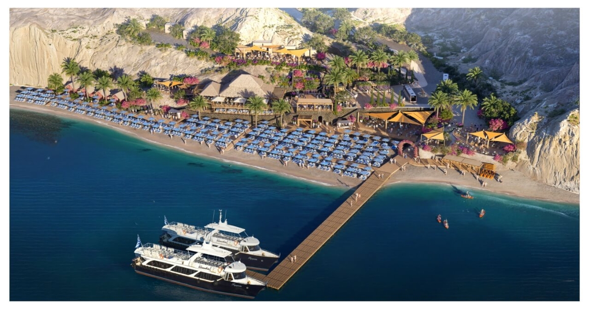 Santorini beach club stars in Royal's 2027 Europe plans
