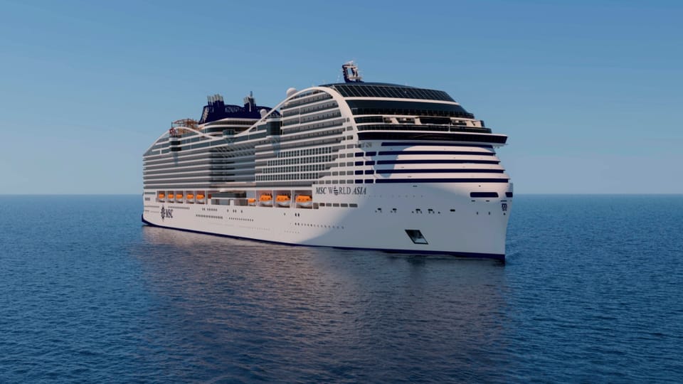 MSC World Asia 2026 itineraries revealed