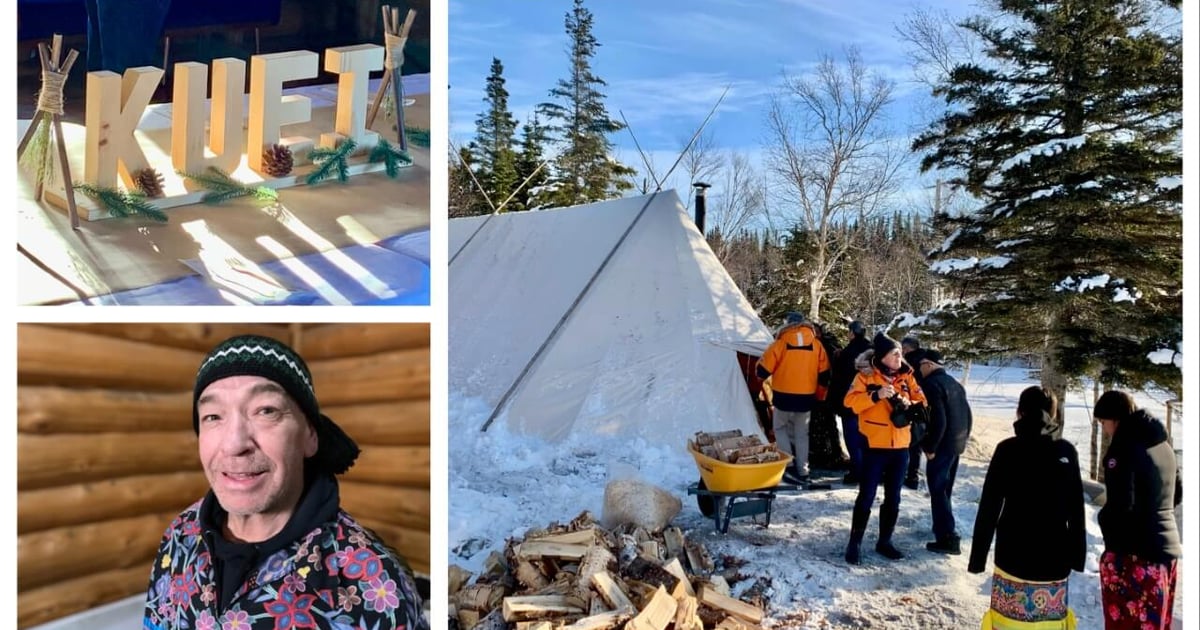 Singer Innu Embracing Innu culture in a tent overnight on Ponant's winter cruise