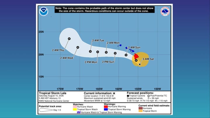 Hawaii braced for Lala as two NCL ships steer clear