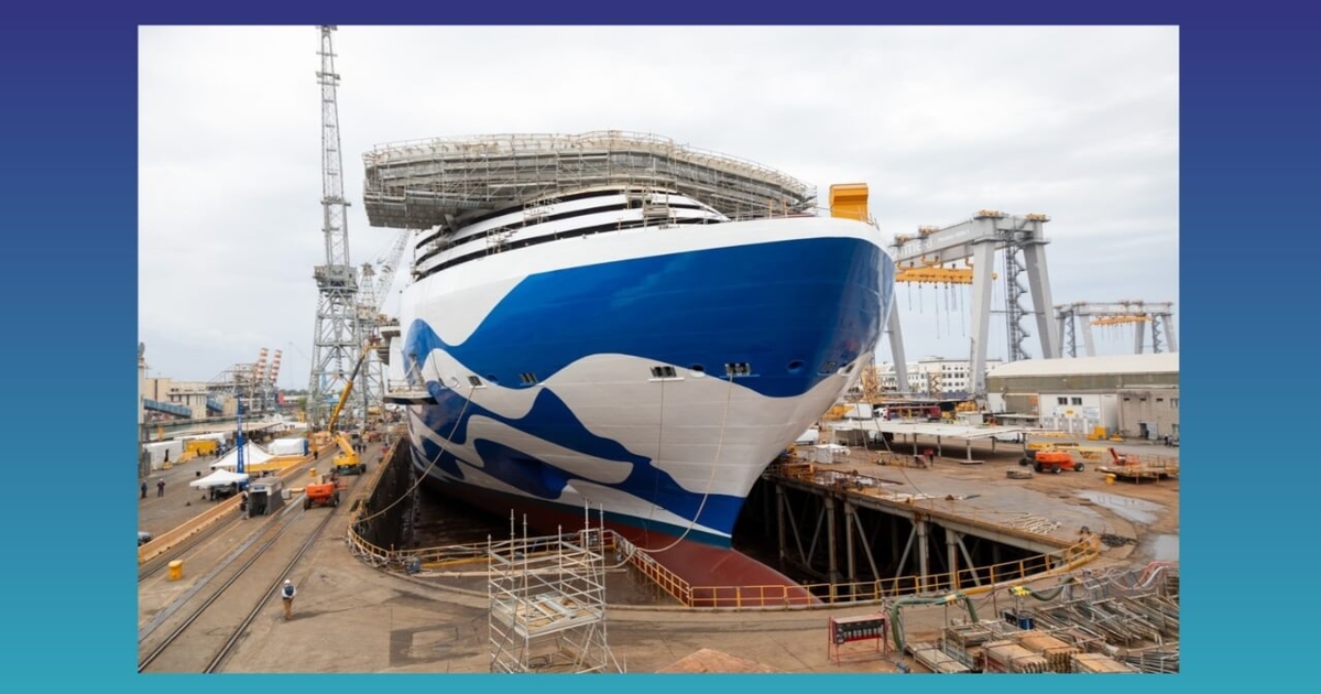 Fincantieri's Monfalcone yard floats out Star Princess
