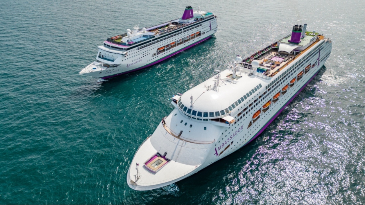 Ambassador introducing departures from Portsmouth, image size:1280x720