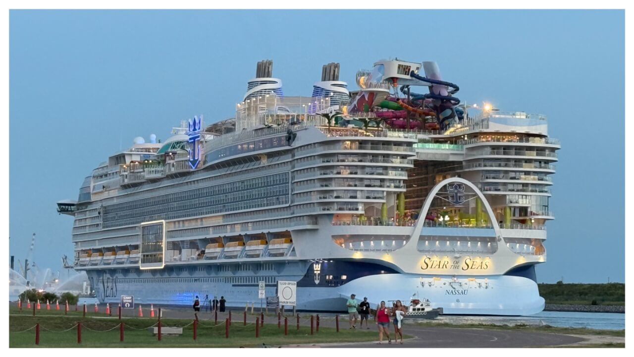 Star of the Seas arrives at its Port Canaveral home