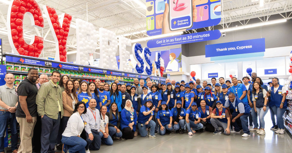Walmart Prototype Walmart debuts its Store of the Future concept