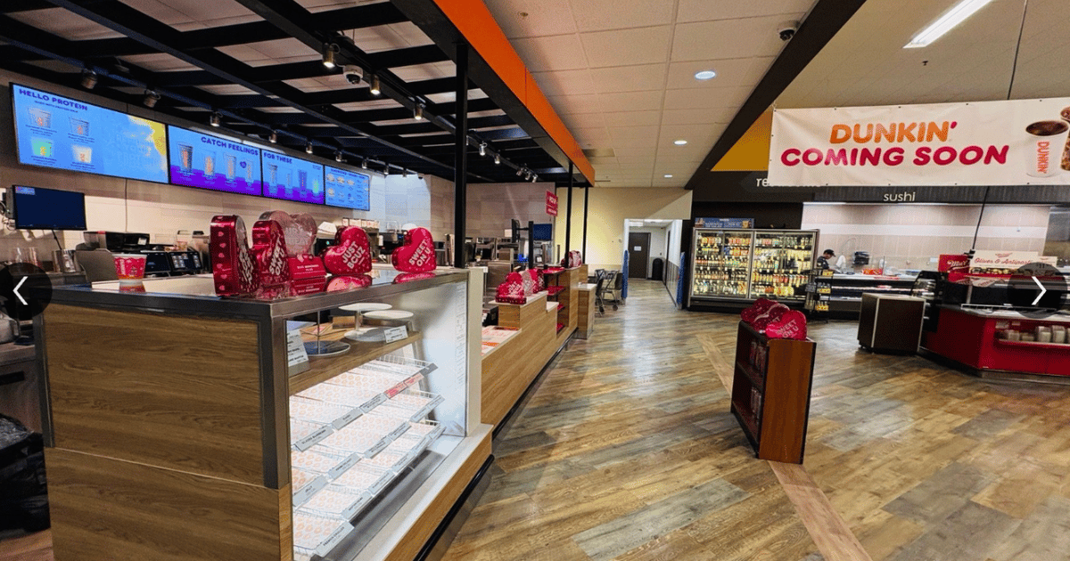 Kroger store in Michigan now has a Dunkin’ kiosk, and more are on the way