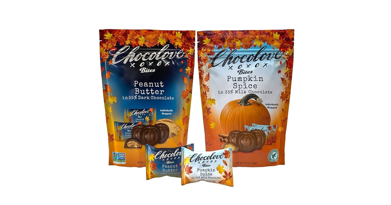 Chicolove Chocolove Pumpkin-Shaped Bites