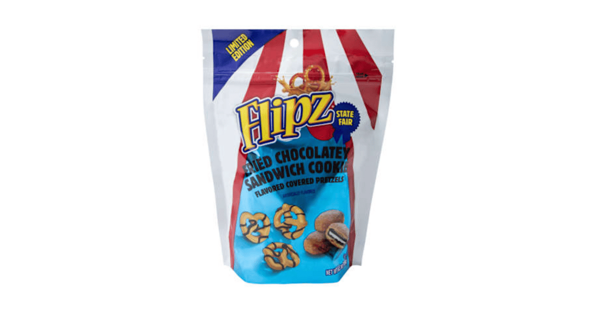 Flips Cookies SN Products to Watch: Flipz Fried Chocolatey Sandwich Cookie Pretzels