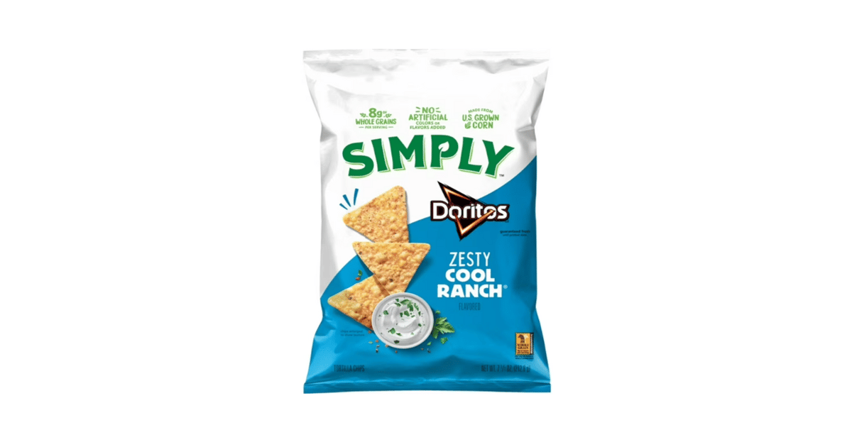 SN Products to Watch: Simply Doritos Zesty Cool Ranch Chips
