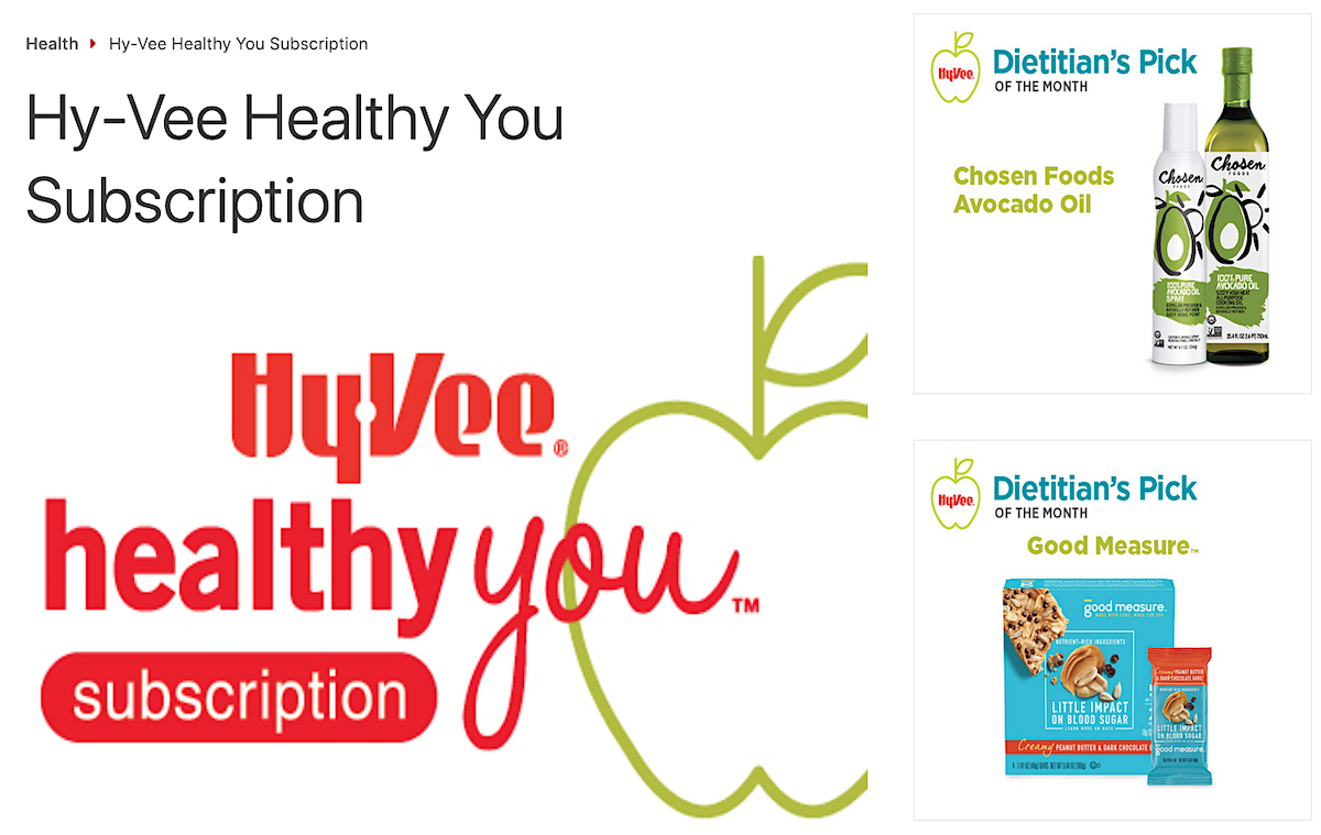 Hy-Vee debuts 'Healthy You' wellness subscription plan