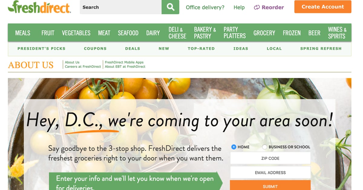 FreshDirect readying Washington expansion