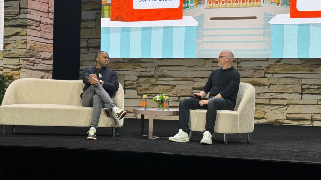 Sam's Club EVP and Chief Merchant Myron Frazier talks at Groceryshop 2026.