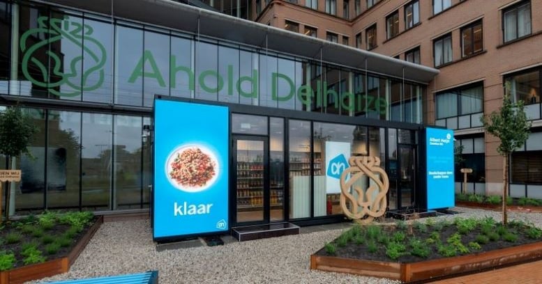 Ahold Delhaize pilots Amazon Go-style portable store