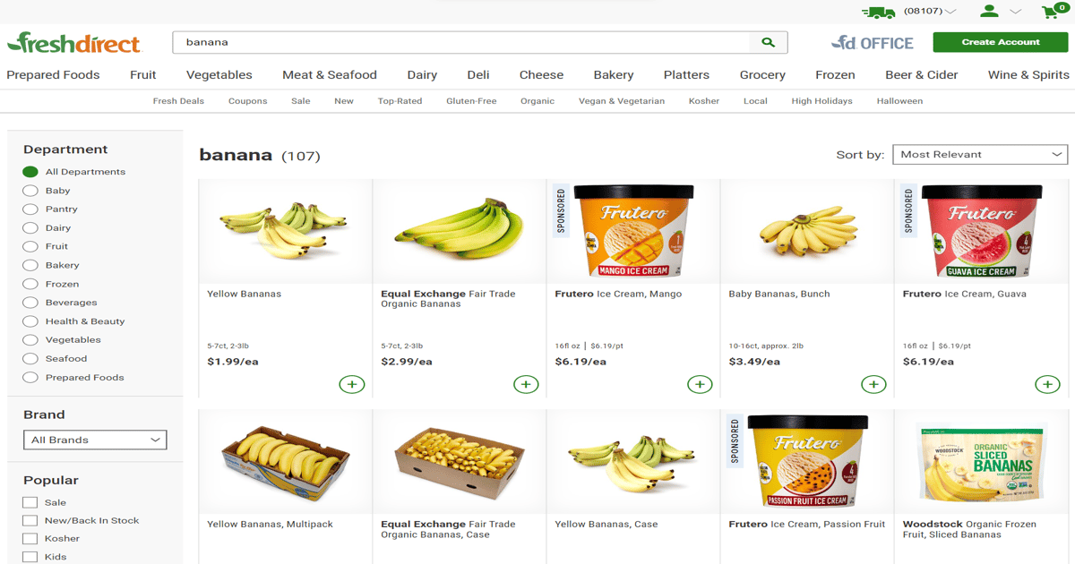 Ice cream on the produce page? Here’s FreshDirect’s cross-merchandising ...