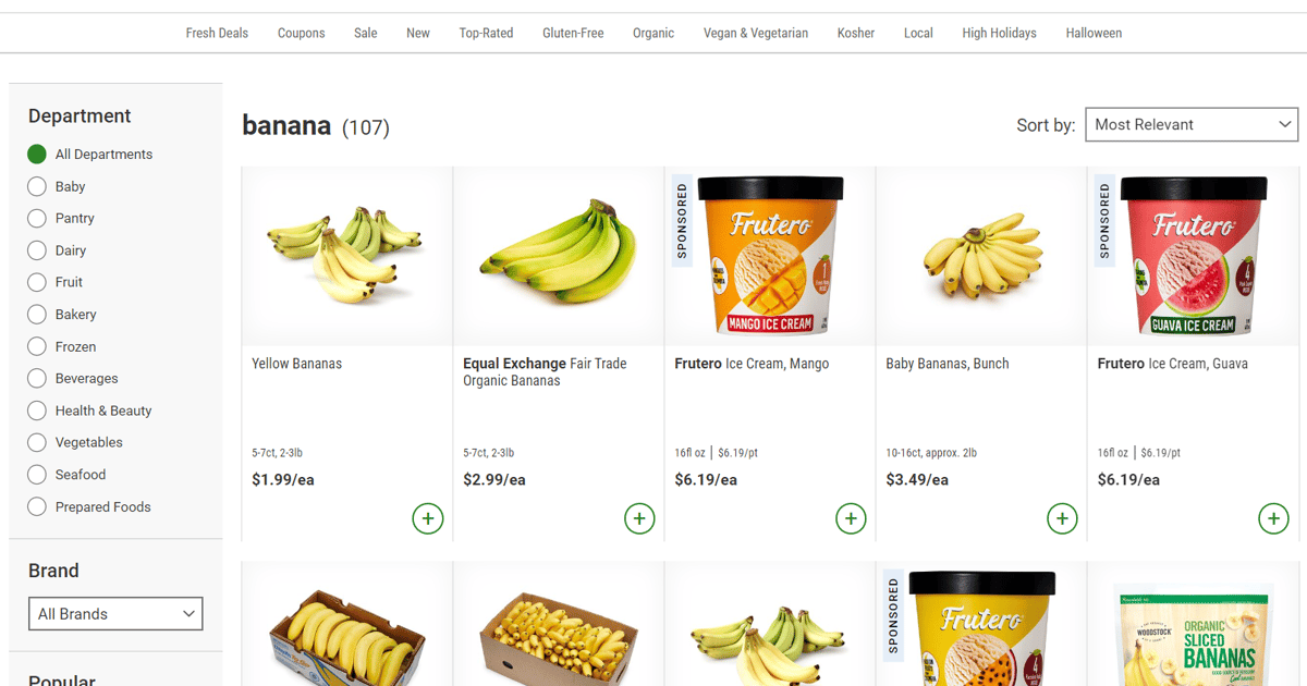 Freshdirect One Pager Ice cream on the produce page? Here’s FreshDirect’s cross-merchandising ...