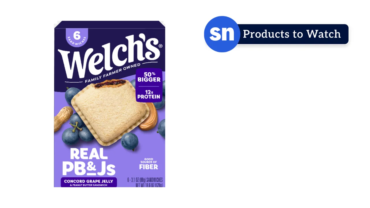 A box of Welch's Real PB&Js. A box of Welch's Real PB&Js.