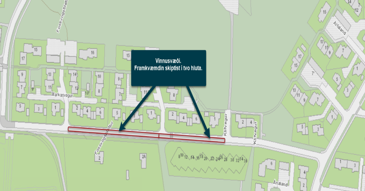 Fossvogsvegur, Reykjavík