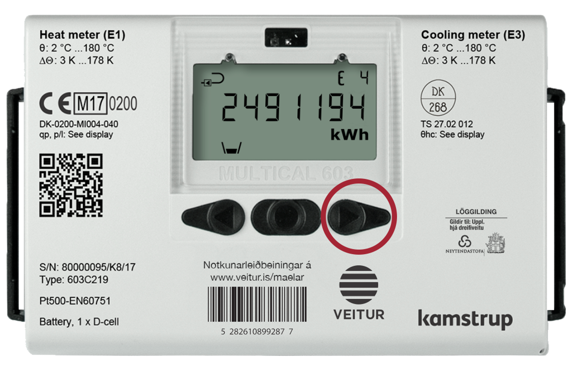 kamstrup-maelir-kwh 0