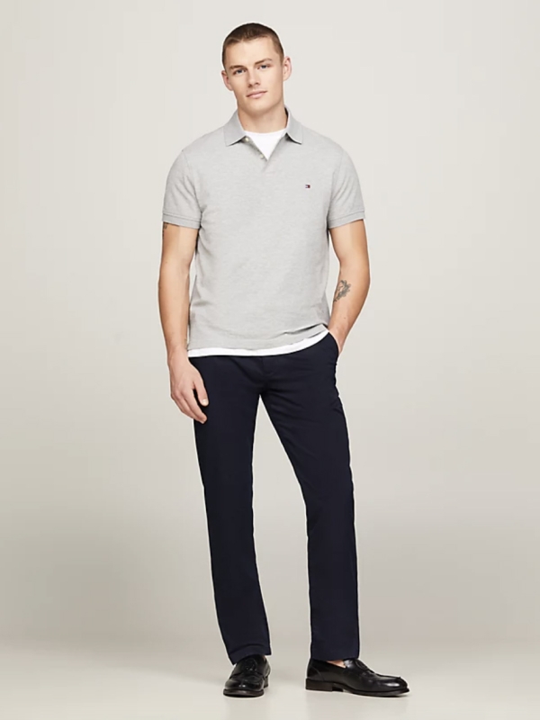 H.V. Polo Faux Leather Slim Fit Trousers Beige | Cilento Designer Wear