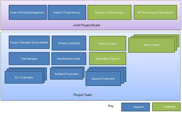 Figure 2.1 Project governance structure