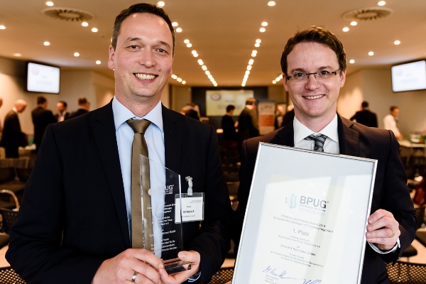 Image 3.1 Best practice award for German PRINCE2 project 2014 by BPUG
