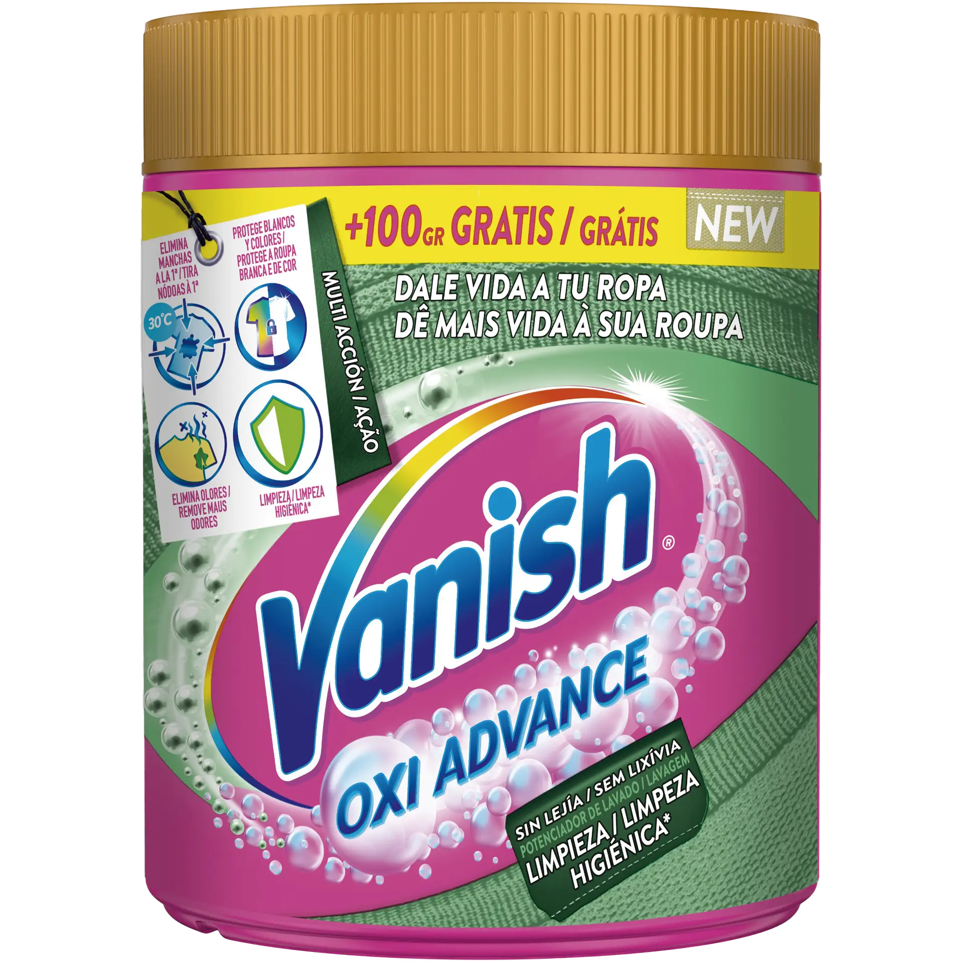 Vanish Oxi Advance Higiene Polvo