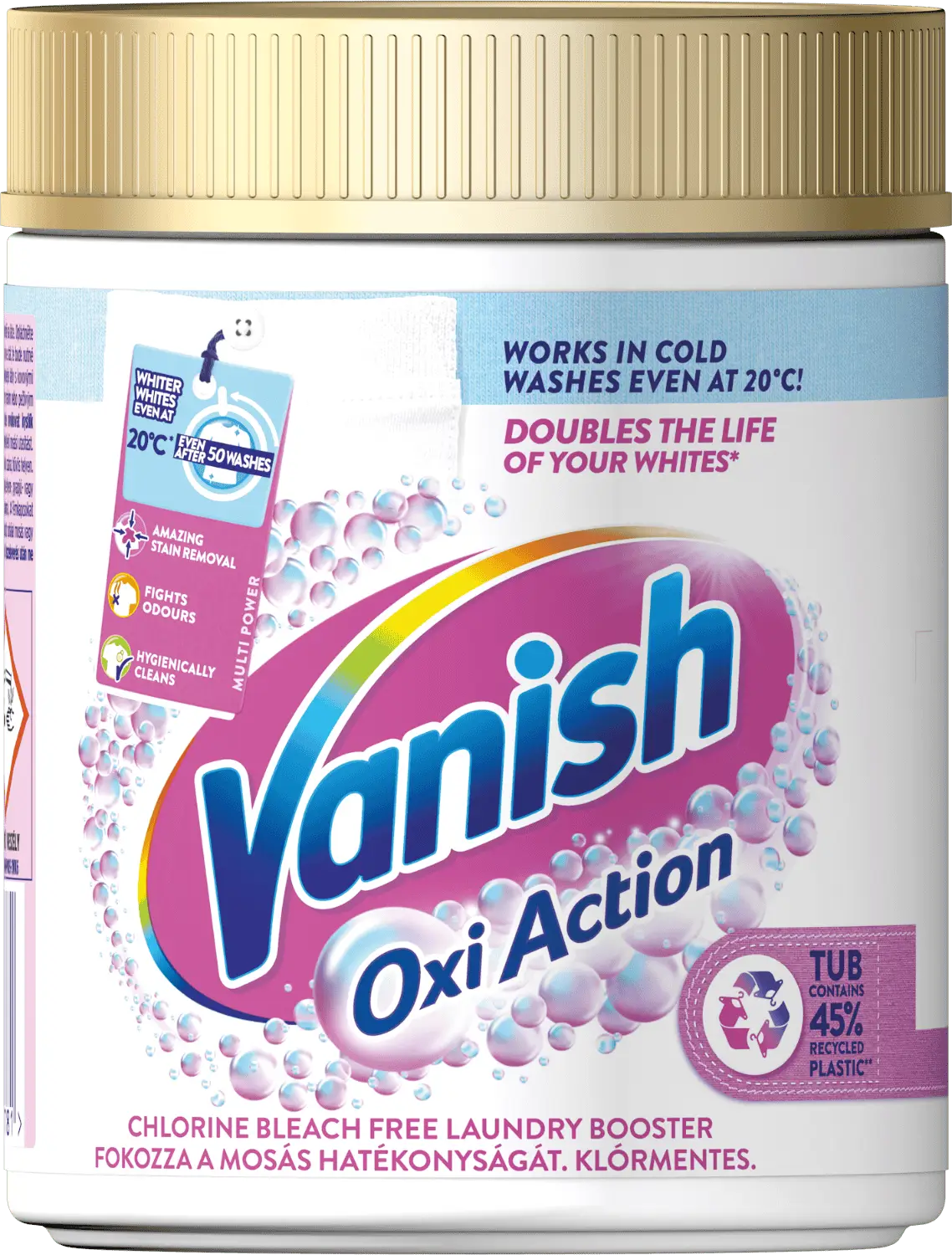 Vanish Oxi Action prášek na bělení a odstranění skvrn 470 g