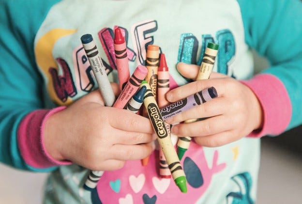 Get Crayon Stains Out of Clothes