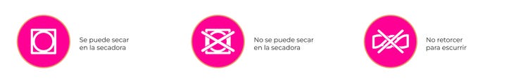 Símbolos de secado