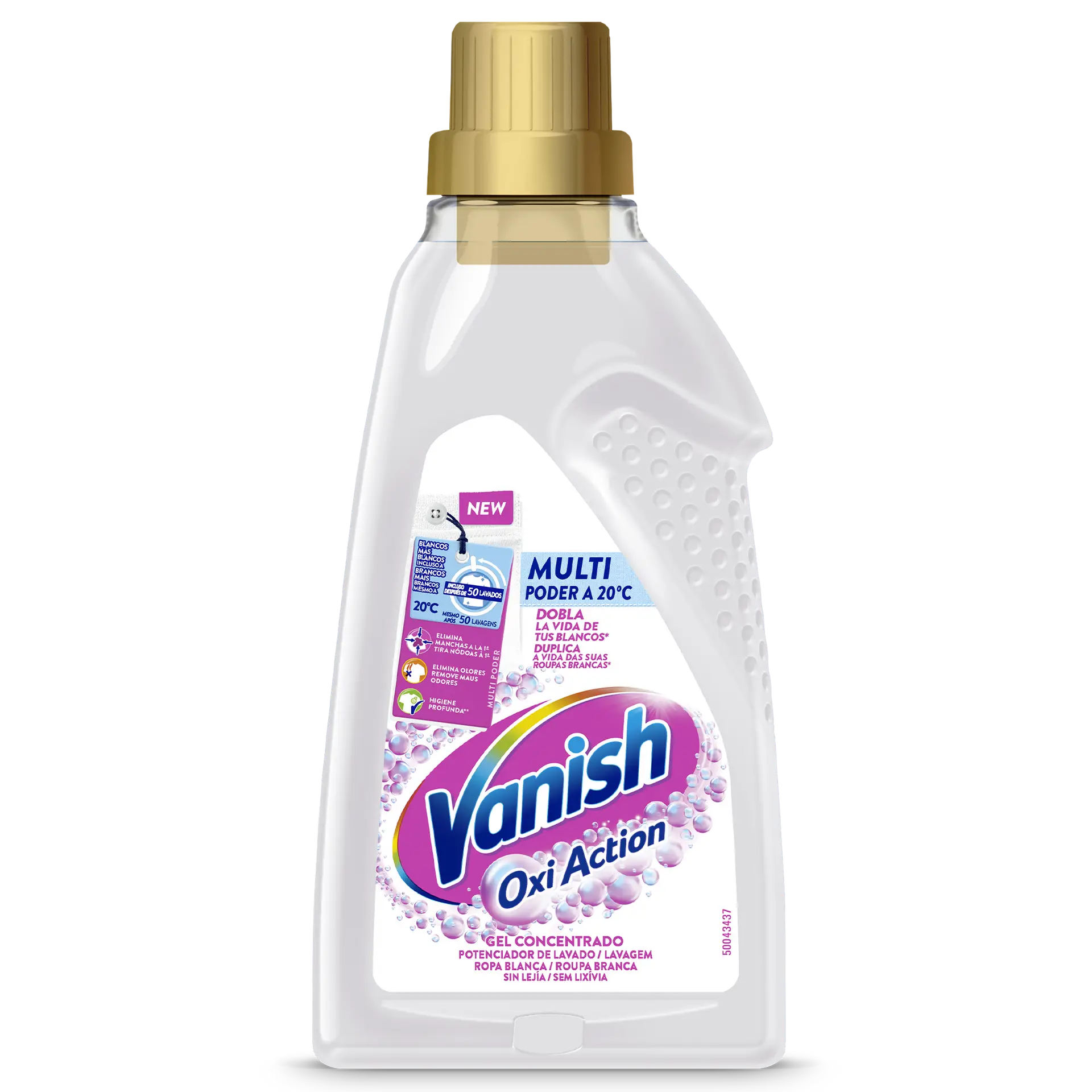 Oxi Action Multi Poder Potenciador de lavado para ropa blanca en Gel