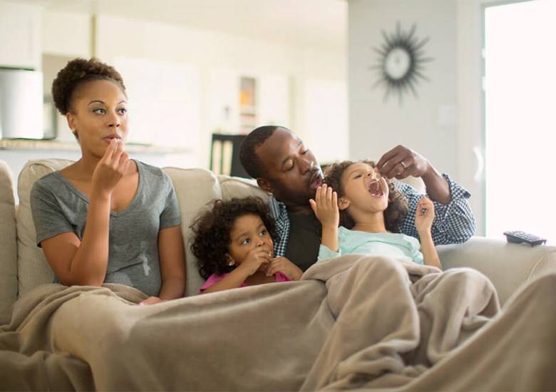 Taches sur les tissus d'ameublement