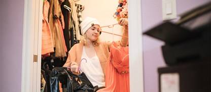 Deshacerse de ropa vieja