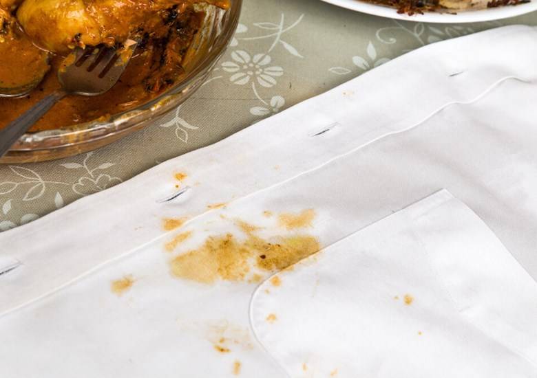 Enlever les taches de curry