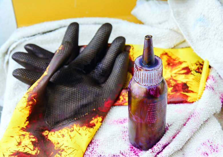 Taches de coloration