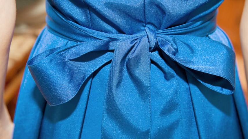 Sweat stains on silk