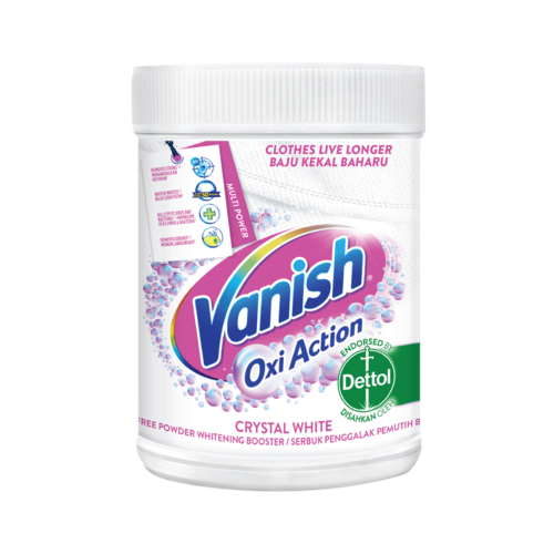 Vanish Crystal White Fabric Stain Remover Powder