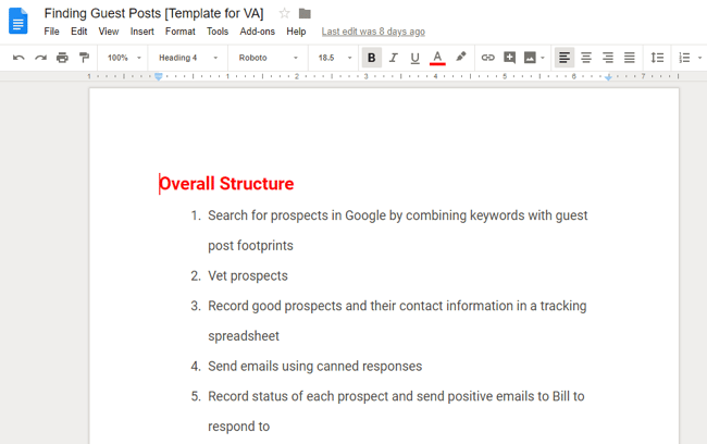 Google Docs Pro Example 7 Powerful Tools to Automate Tedious Content Marketing Tasks
