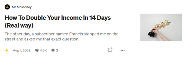 How to Double Your Income in 14 Days (Real Way)