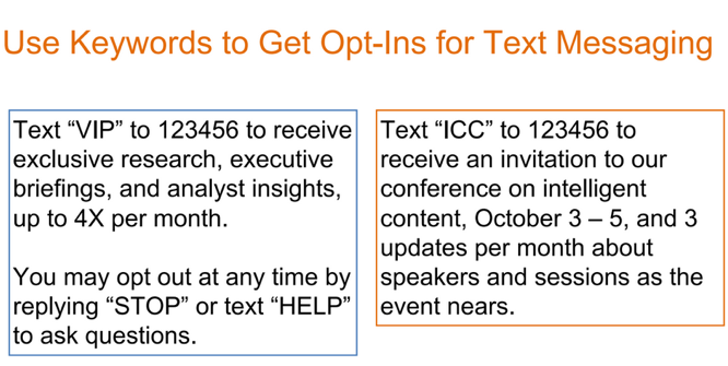 SMS Text Marketing