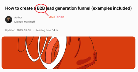 How To Create a B2B Lead Generation Funnel