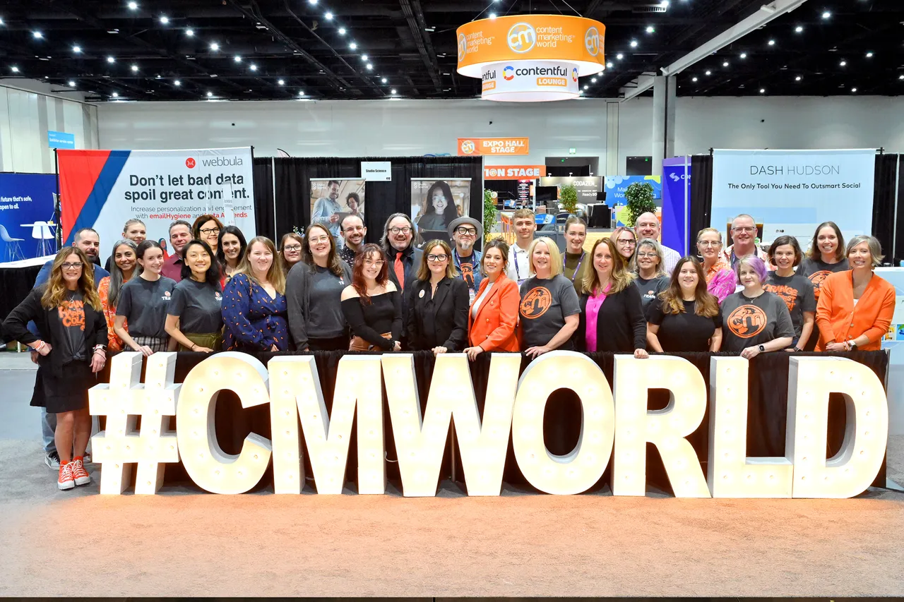 The CMI team at Content Marketing World 2025