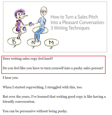How to Turn a Sales Pitch Into a Pleasant Conversation: 3 Writing Techniques