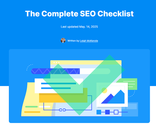 The Complete SEO Checklist
