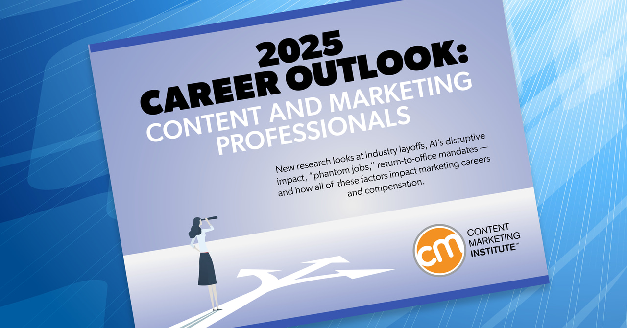 Infographic showing rising and falling career paths with icons representing technology, healthcare, and trades.