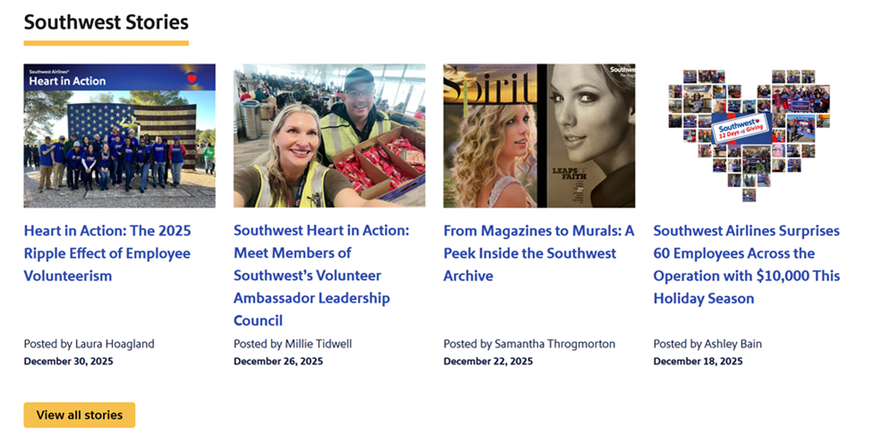 Southwest Stories featuring four stories from December 2025.