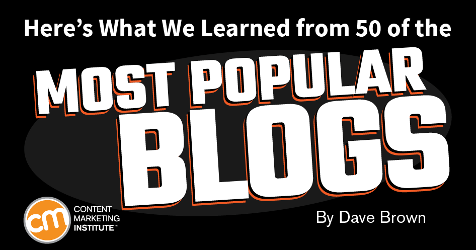 50 Most Popular Blogs: Key Lessons