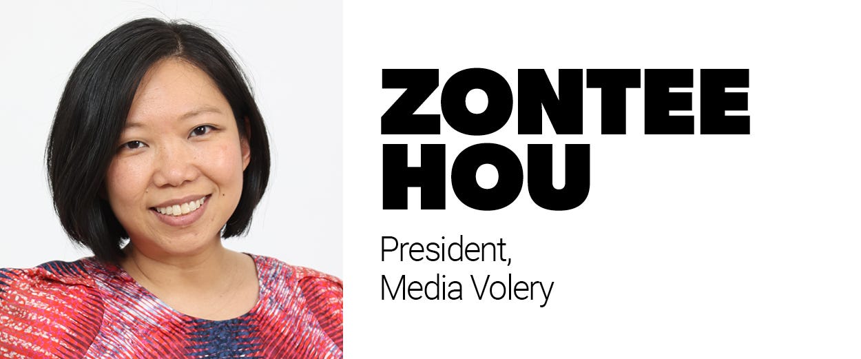 Zontee Hou, president, Media Volery Zontee Hou, president, Media Volery