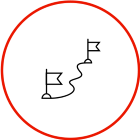 Point to point icon Point to point icon