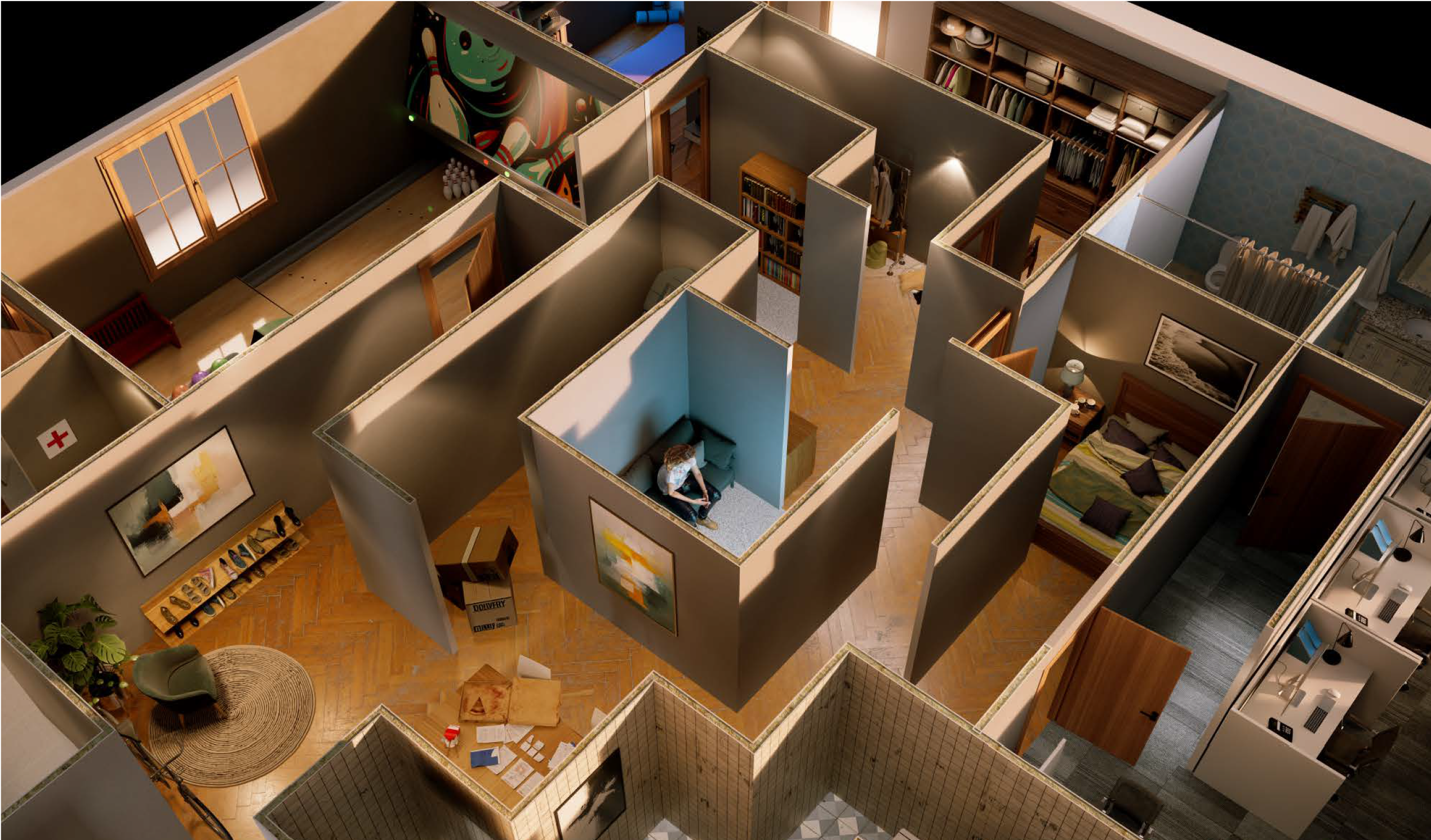 Navigeer door het doolhof