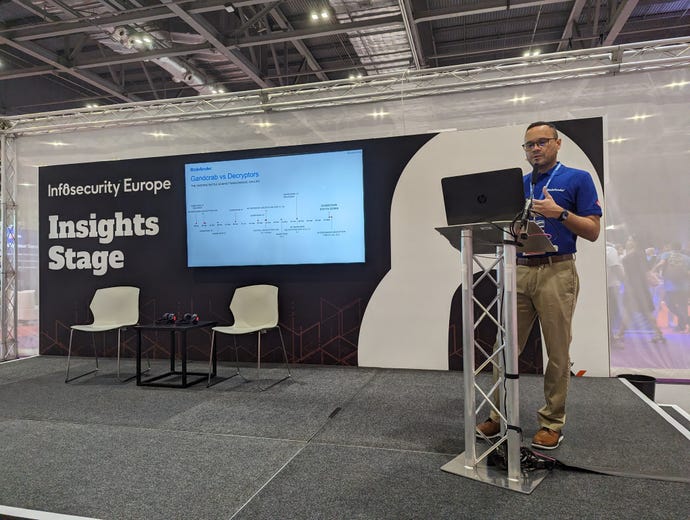 Richard de la Torre at Infosecurity Europe